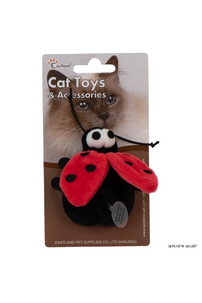 Eastland Spt-Gld Catnipli Plush with Digital Sound (153649) Ladybug