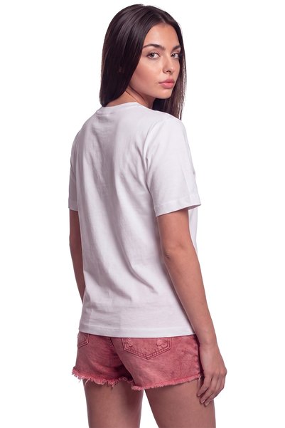 Color Luxe Women's Summer Cocktail Club Cocktail Printed Relaxed Fit T-Shirt White