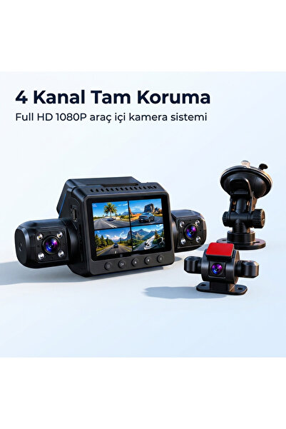 Bezos 9720 Araç Kamerası? 4 Kamerali