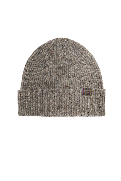Barbour Scottish Donegal Tweed Knitted Bere ST51 Grey/Stone