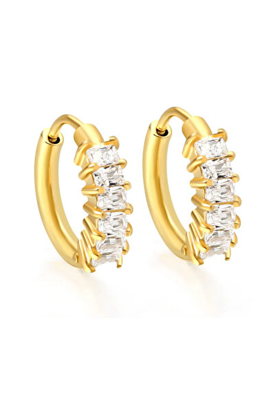DUESTELLE ITALIA Duestelle σκουλαρίκια με επιχρύσωση 18K PHOEBE
