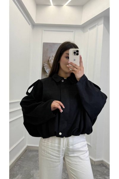 dezer Jachetă bomber din piele întoarsă