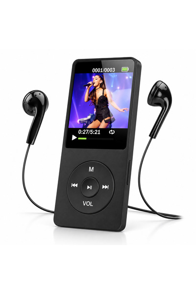 MEKTEK Mp3 Mp4 Dijital Lcd Ekran Ses Kayıt Fm Radyo Müzik Çalar 8gb Dahili Ha...