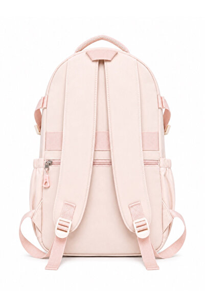 Reymond Luggage Reymond 2604 Backpack Water Repellent Imported Fabric Unisex Daily High School School Light Pink