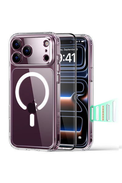 ESR Husa Classic Hybrid HaloLock + Protecție Ecran pentru iPhone 17 Pro / iPh...