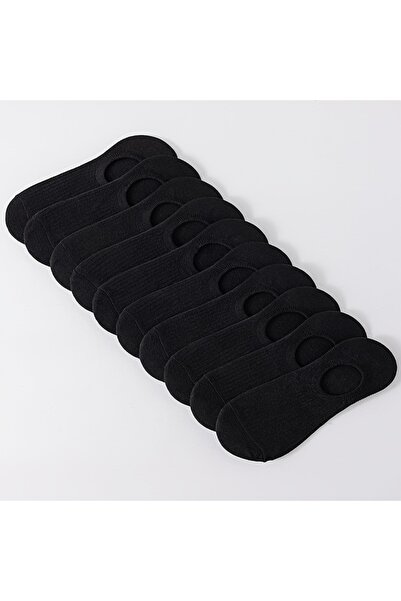 Rompa Set 10 perechi negre scurte sub glezna barbati