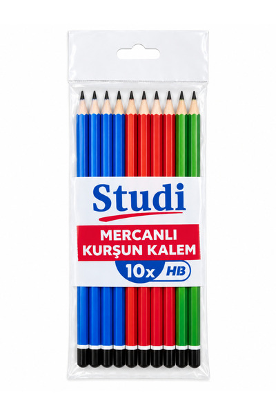 Studi 10'lu Mercanlı Kalem seti