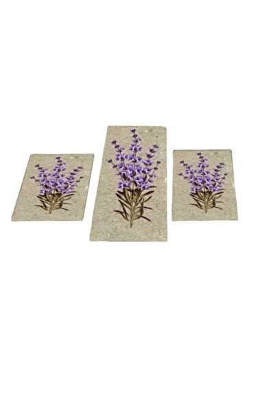 odjas Set de covorașe de baie antiderapante, 3 piese, 100x60/60x40 cm, design...