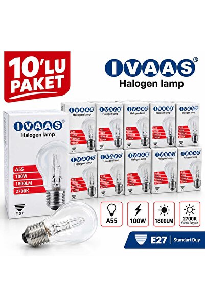 SenaHomeDesing 100W Halojen Ampul Isı Ampul