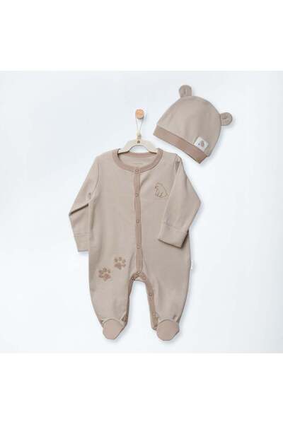 andywawa Baby boy romper set with hat - forest nursery anw-ac27033