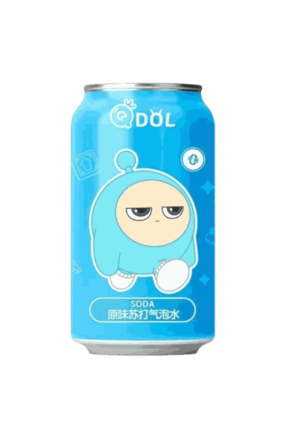 QDOL Soda Bubble Water Original Flavor 330ml – Refreshing Sparkling Carbonate...