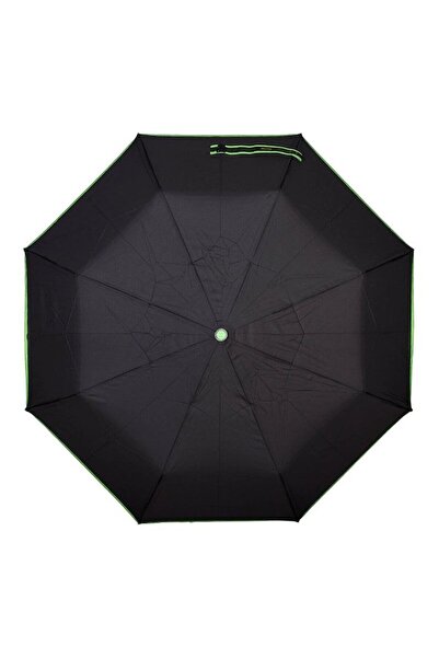 odjas Umbrelă telescopică,55TR neagră cu margine verde