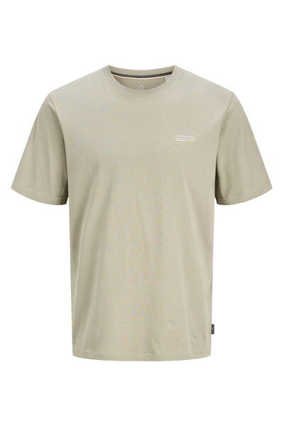 Jack & Jones Men's Chest Printed Regular Fit Crew Neck T-Shirt - Kyle