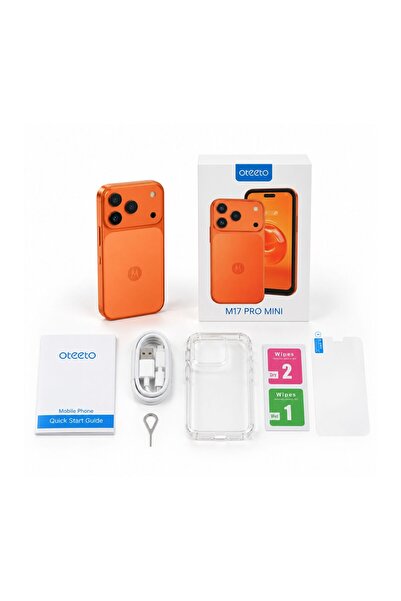 OTEETO M17 Pro Mini Smartphone, 3.75-Inch Display, 8GB RAM, 256GB Storage, Qu...