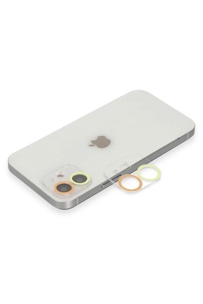 Generic Brand زجاج حماية لعدسة الكاميرا متوافق مع هاتف Apple iPhone 12 Mini -...