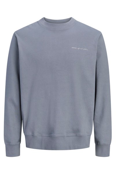 Jack & Jones Men's Chest Printed Relaxed Fit Crew Neck Sweatshirt - Owen