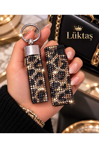 Lüks Taş Taşlı çakmak ve anahtarlık