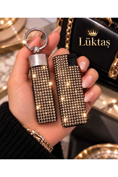 Lüks Taş Taşlı cakmak ve anahtarlık