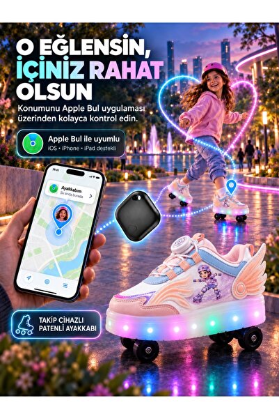 rimex sport wear Yeni Sezon Takip Cihazlı Işıklı Kanatlı Çocuk Patenli Ayakka...