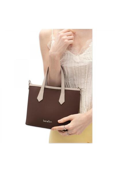 Benetton Bnt_1835 20X23X9 Kol Sı Kahverengi Kadın Çanta