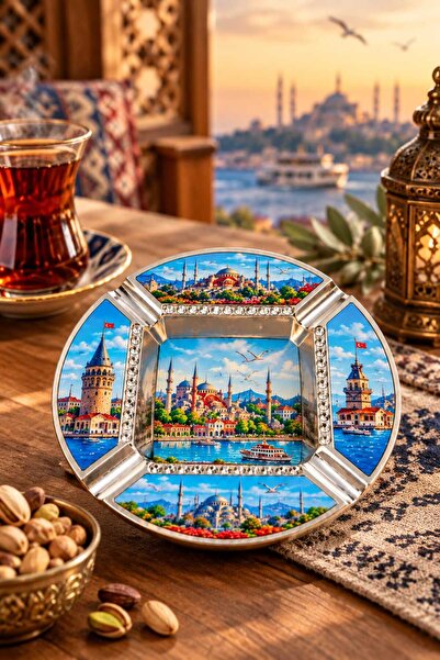 Generic Brand Istanbul Themed Decorative Ashtray
