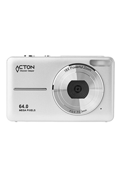 ACTON AC19 Pixon Dijital Kompakt Kamera (Beyaz)