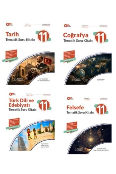Palme Yayınevi Palme Yayınları 11. Sınıf Tarih - Coğrafya - Edebiyat - Felsef...