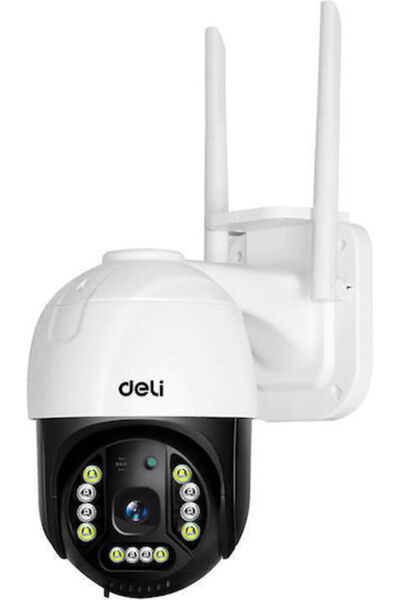 Deli ES103 Κάμερα Παρακολούθησης IP Wi-Fi Full HD 1080p Αδιάβροχη με Αμφίδρομ...