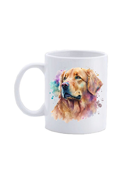 INOVATIX Personalized white mug, Golden Retriever, INOVATIX®. 330 ml