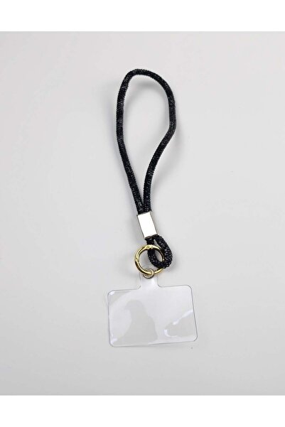 Zoe3 Style Women's Rinbw Crystal Stone Black Phone Wrist Strap, Keychain and ...