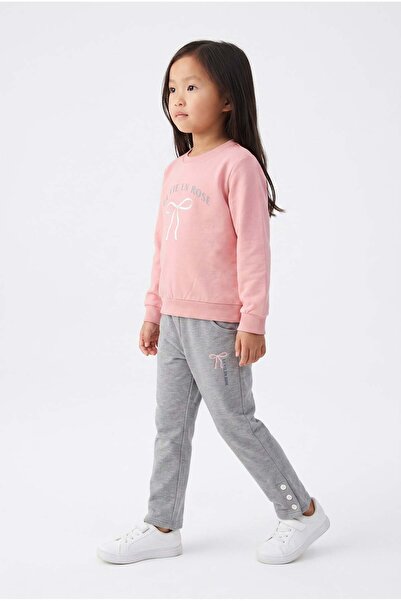 Minipomes Girl's Lavie Rose Tracksuit Set Pink