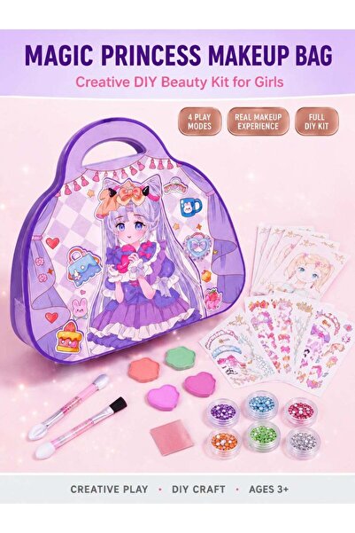 Joudiplay Paper Makeup DIY Girls Toy Kit, Paper Craft Kits, Art Craft Activit...