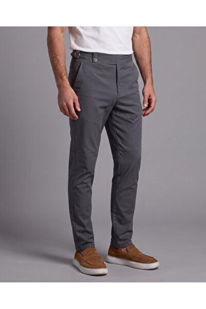 JANES Men's buckle-detailed fabric trousers