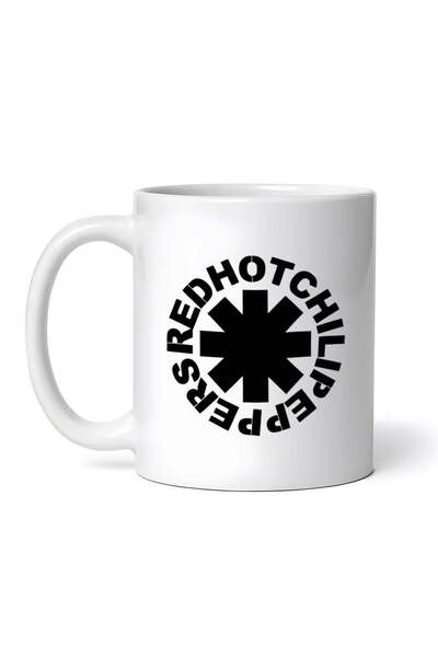 INOVATIX Personalized white mug, Red Hot Chili Peppers, INOVATIX®. 330 ml
