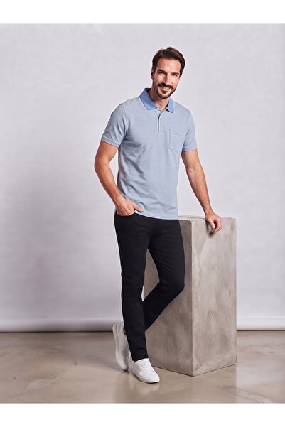 Genel Markalar erkek polo yaka t-shirt, cepli polo yaka tişört, polyviskon er...