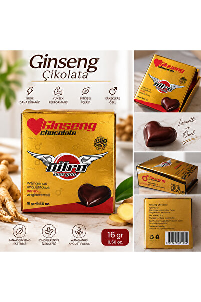 Nitro Max Gold Ginseng Chocolate 12’li -Alpha Supply