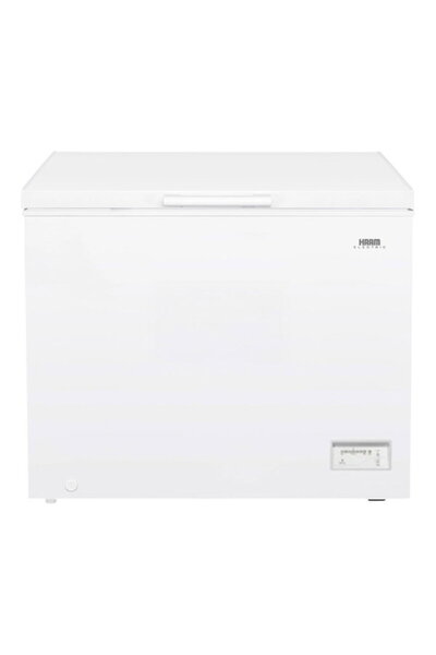HAAM فريزر أفقي بمحول طاقة، سعة 8.9 قدم مكعب، أبيض - HM400FR-O23INV
