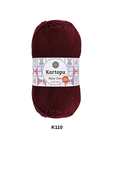 hobi dünyası evim 1 Piece Kartopu Baby One 100 Gram 250 Meter Baby Blanket Ve...