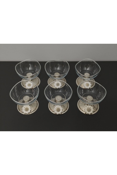 PARILTI HOME COLLECTİON Σετ 6 τεμαχίων Στρογγυλό Κυματιστό Μπολ Παρουσίασης Π...
