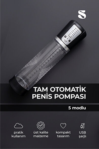 GL-WL024 Şarjlı Tam Otomatik Penis Pompası – 5 Modlu USB Şarjlı