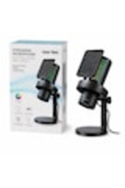 Nortec Microfon de gaming Nor-Tec RGB cu suport, USB, pentru streaming, podcast, 10x20cm