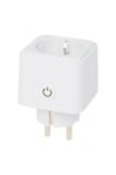 LSC SMART CONNECT Priză inteligentă, Wi-Fi 2.4 GHz, monitorizare consum, alb, Schuko