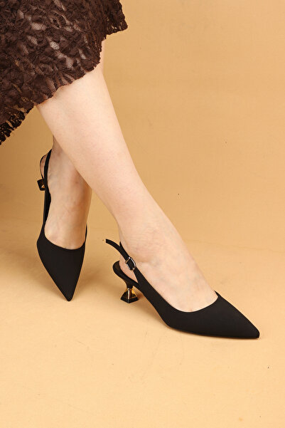 Nilsa Shoes Women's Short Heeled Evening Dress Shoes High Heels