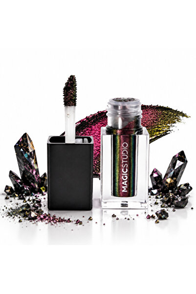 Magic Studio Duochromatic Liquid Eyeshadow Black Crystals 50518, 1.8 ml, No. 3