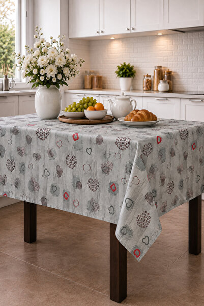 Ozsport Oilcloth Fine Fiber Tablecloth – Waterproof, Stain-Resistant, Easy to...