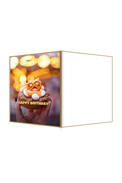 OEM Felicitare Aniversare Covrigei Dulci Glazurati, Design Tematic Apetitos, ...