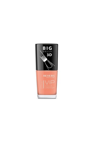 Revers Vip Nail Polish, 3D, Revers, orange, 12 ml, No. 072