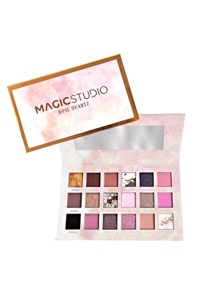 Magic Studio Παλέτα Σκιών Ματιών Ροζ Χαλαζία, 24501, 18 χρώματα