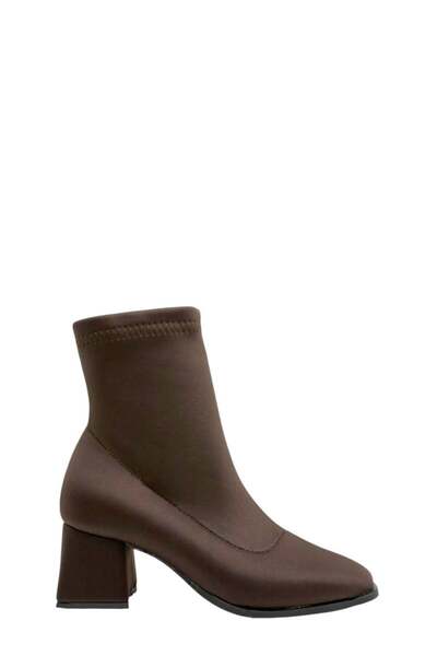 Moulin Shoes حذاء نسائي بكعب من القماش باللون البني (005 2601277)