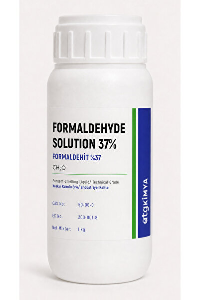 Formaldehit Solution (CHO) %37 Endüstriyel Kimyasal Hammadde 1 kg